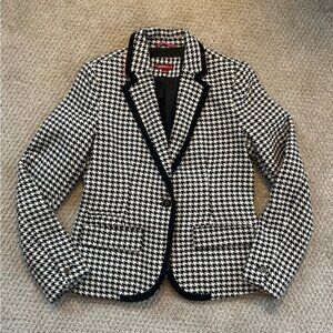 Merona Classic Black and White Houndstooth Jacket